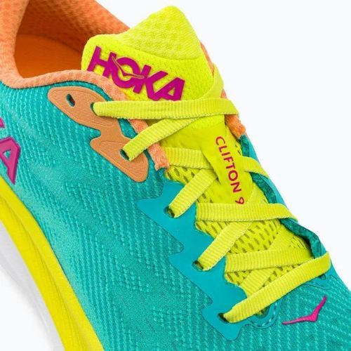 Pantofi de alergare pentru bărbați HOKA Clifton 9 verde 1127895-CEPR