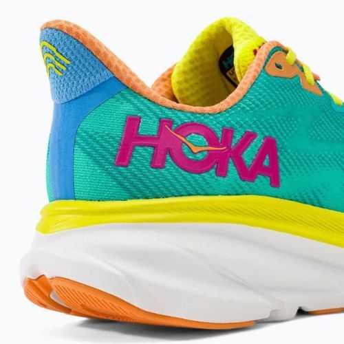 Pantofi de alergare pentru bărbați HOKA Clifton 9 verde 1127895-CEPR