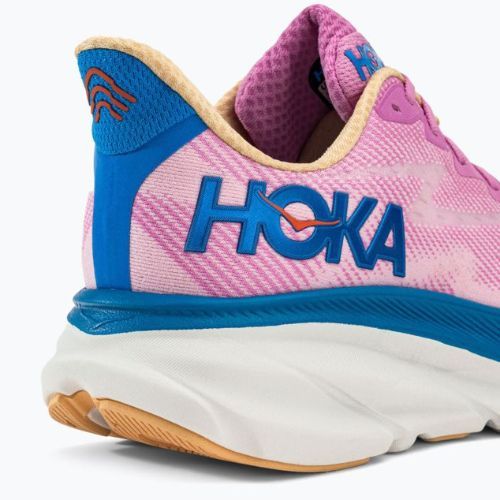 Pantofi de alergare pentru femei HOKA Clifton 9 roz 1127896-CSLC