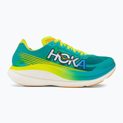 HOKA Rocket X 2 pantofi de alergare pentru bărbați albastru/galben 1127927-CEPR