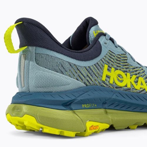 HOKA bărbați HOKA pantofi de alergare Mafate Speed 4 albastru/galben 1129930-SBDCT