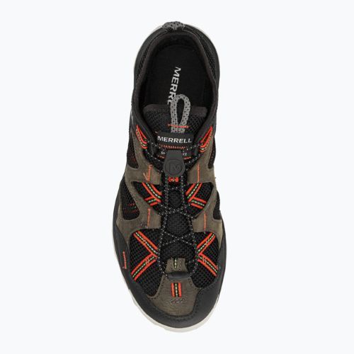 Cizme de drumeție pentru bărbați Merrell Speed Strike LTR Sieve negru-verde J067643