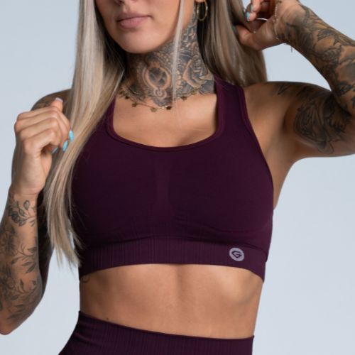 Sutien de fitness Gym Glamour Push Up Grape 322