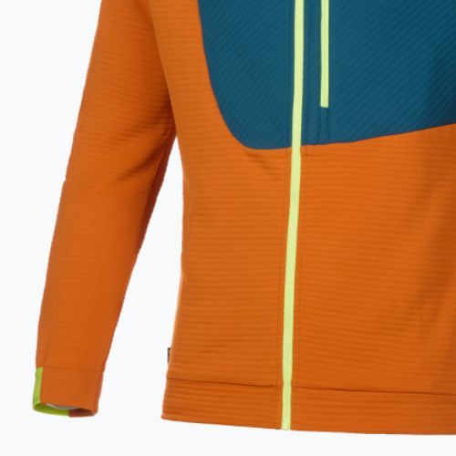 Bluză de cățărat pentru bărbați LaSportiva Mood Hoody portocaliu-bleumarin N71208639