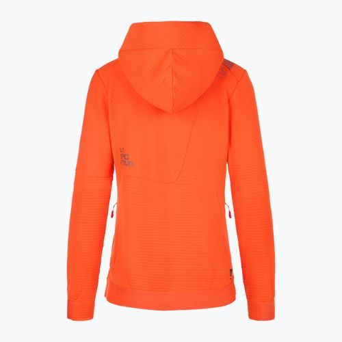 Bluză de cățărat pentru femei LaSportiva Mood Hoody portocalie O65322322
