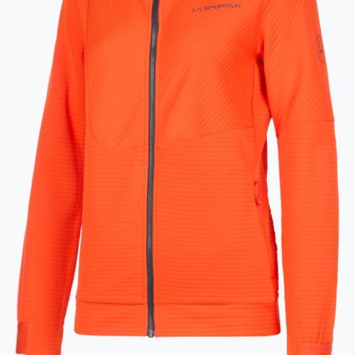 Bluză de cățărat pentru femei LaSportiva Mood Hoody portocalie O65322322