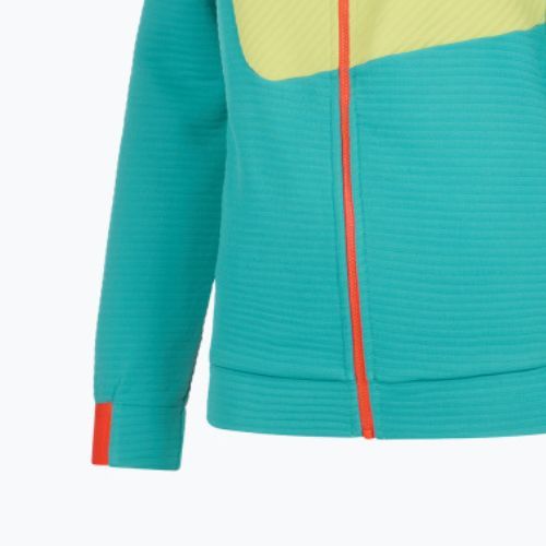 Bluză de cățărat pentru femei LaSportiva Mood Hoody albastru-verde O65638728