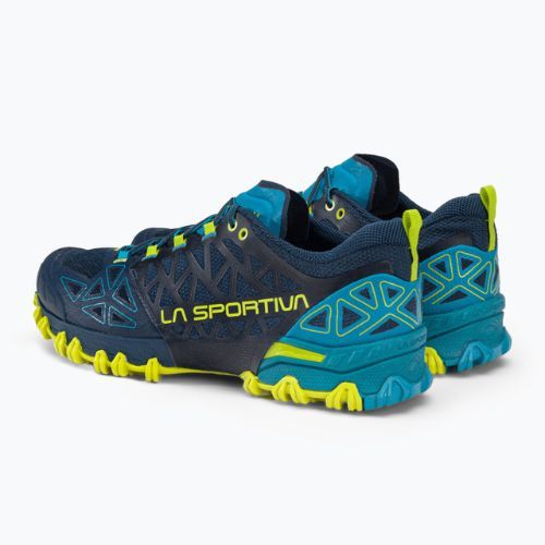 Pantofi de alergare La Sportiva Bushido II albastru/galben pentru bărbați 36S618705
