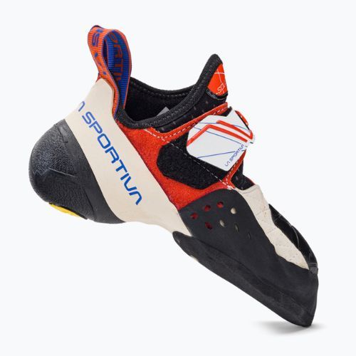 Pantof de alpinism pentru bărbați La Sportiva Solution alb-portocaliu 20H000203