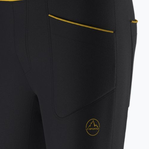 Pantaloni scurți de alpinism pentru bărbați La Sportiva Esquirol negru și galben N78999100