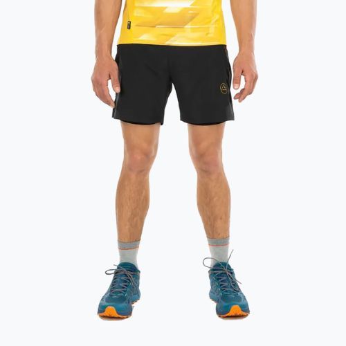 Pantaloni scurți de alergat pentru bărbați LaSportiva Ultra Distance Short 7" negri P45999100