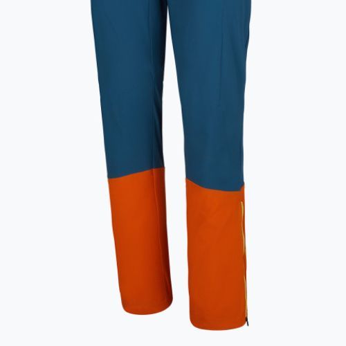Pantaloni de trekking pentru bărbați LaSportiva Monument bleumarin-portocalii P61639208