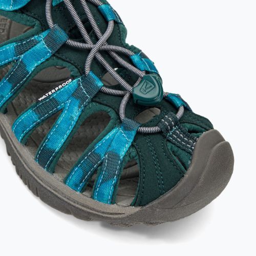 Sandale de trekking pentru femei Keen Whisper Sea Moss albastre 1027362