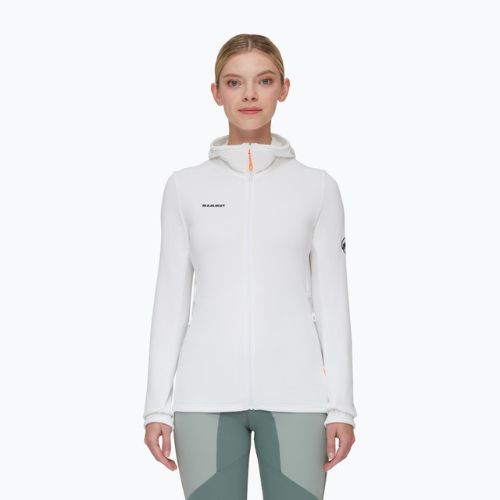 Mammut bluză de trekking pentru femei Aconcagua Light ML cu glugă albă cu glugă
