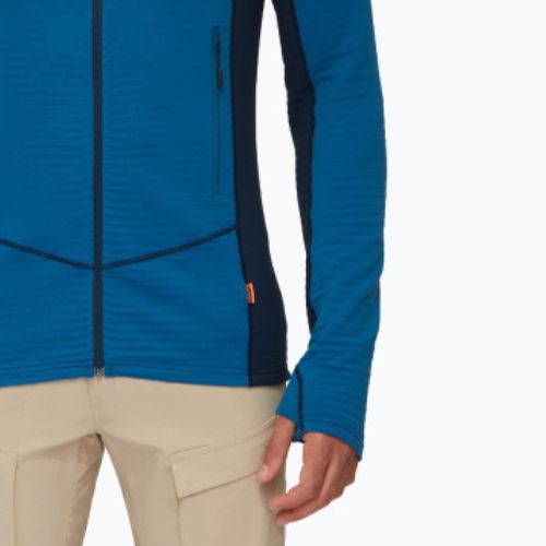 Mammut bluză de bărbați cu polar Taiss Light ML cu glugă cu glugă albastru 1014-04530-50554-114