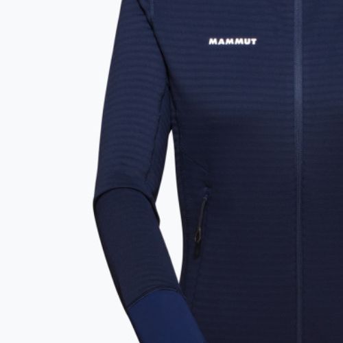 Mammut hanorac fleece pentru femei Taiss Light ML cu glugă cu glugă albastru marin 1014-04540-5118-114