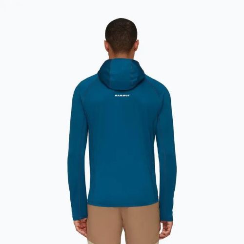 Mammut Selun FL Sun Hoody tricou de trekking pentru bărbați albastru marin 1016-01420-50550-115