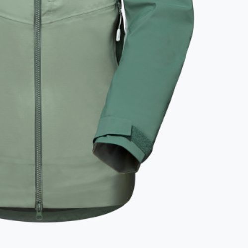 Mammut Alto Guide HS Geacă de ploaie cu glugă pentru femei, verde 1010-29570-40240-114