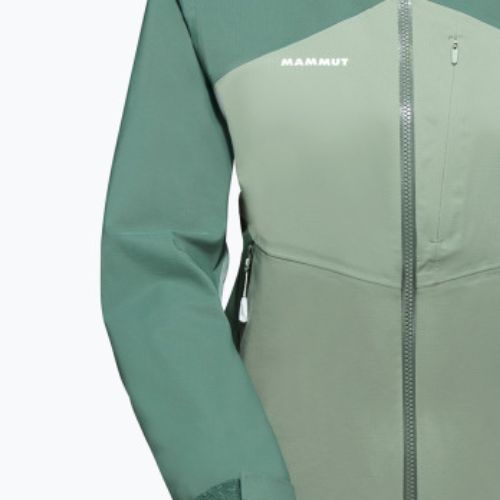 Mammut Alto Guide HS Geacă de ploaie cu glugă pentru femei, verde 1010-29570-40240-114