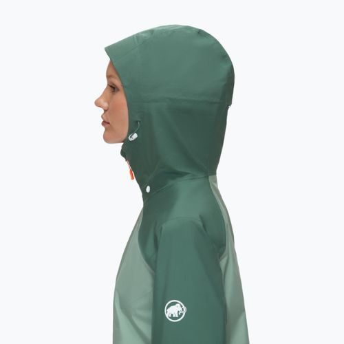 Mammut Convey Tour HS Geacă de ploaie cu glugă pentru femei, verde 1010-27851-40240-114