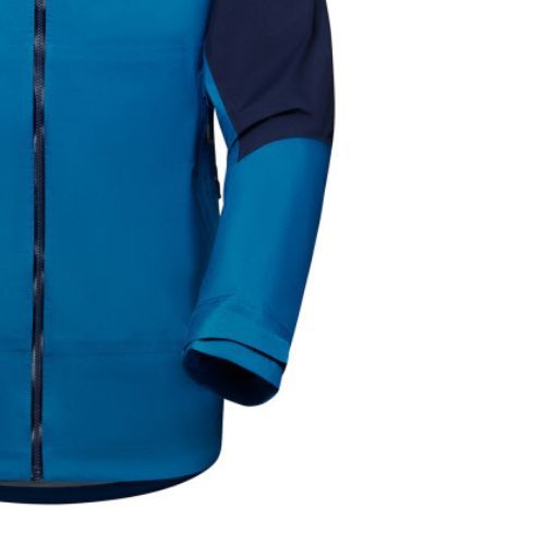 Mammut Convey Tour HS jachetă de ploaie pentru bărbați cu glugă, albastru-marinăresc