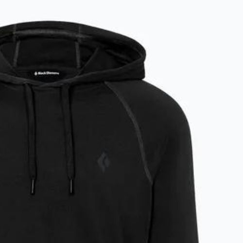 Bluză de trekking pentru bărbați Black Diamond Crag Hoody neagră  AP7520000002