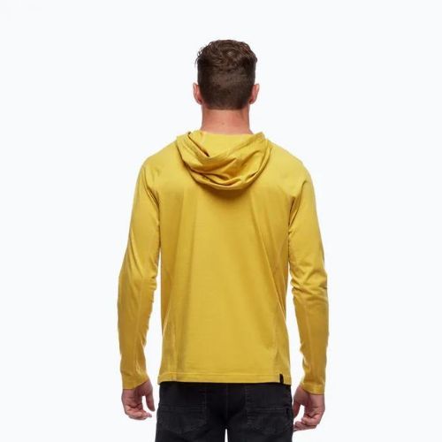 Bluză de trekking pentru bărbați Black Diamond Crag Hoody galbenă AP7520007006