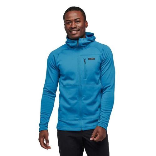 Bluză de trekking pentru bărbați Black Diamond Factor Hoody albastră AP7440404015