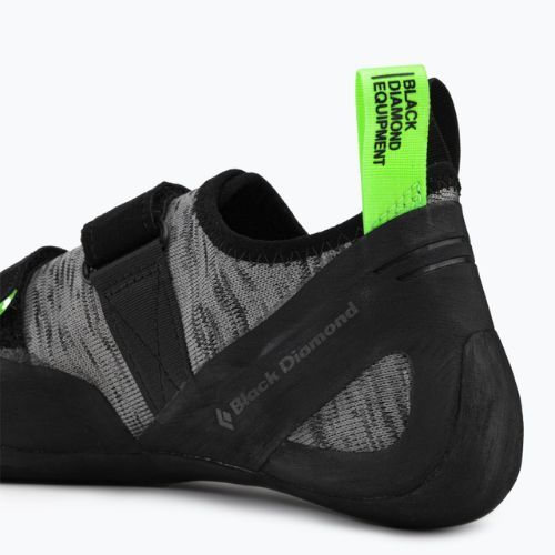 Încălțăminte de cățărare pentru copii Black Diamond Momentum Climbing gri-neagră BD57010191180701