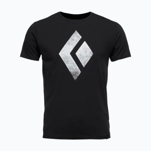 Tricou de alpinism pentru bărbați Black Diamond Chalked Up negru APUO950002
