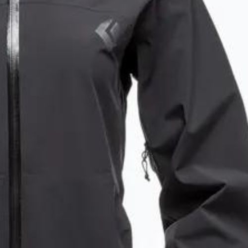 Jachetă de ploaie Stormline Stretch pentru femei Black Diamond, negru APM697015XLG1