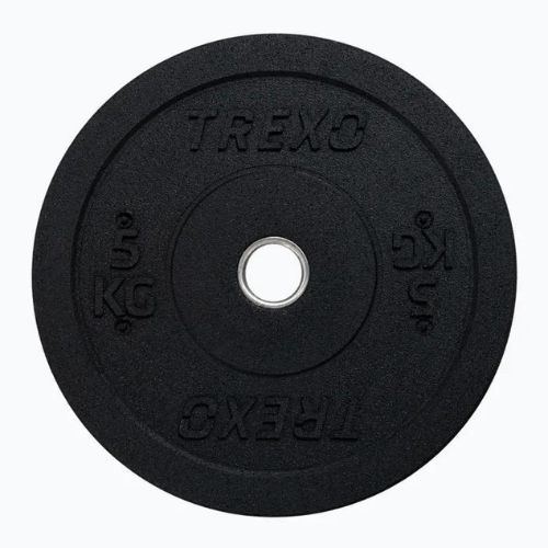 Greutate bumper de olimpiadă TREXO neagră TRX-BMP005 5 kg