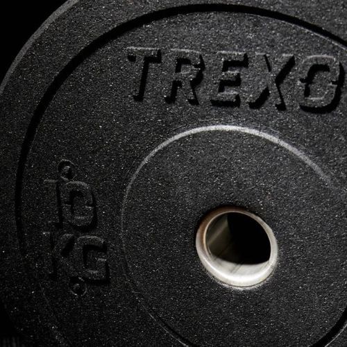 Greutate bumper de olimpiadă TREXO neagră TRX-BMP010 10 kg