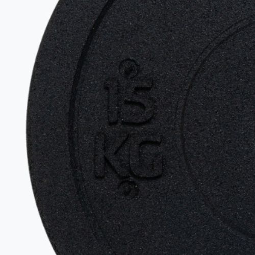 Greutate bumper de olimpiadă XTREXO neagră TRX-BMP015 15 kg