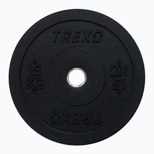 Greutate bumper de olimpiadă TREXO neagră TRX-BMP015 15 kg