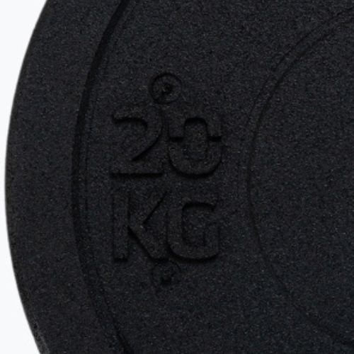 Greutate bumper de olimpiadă XTREXO neagră TRX-BMP020 20 kg