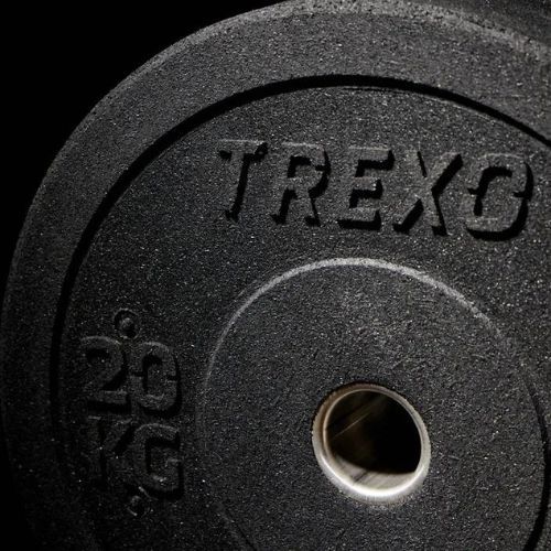 Greutate bumper de olimpiadă TREXO neagră TRX-BMP020 20 kg
