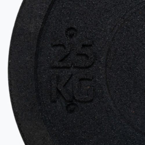 Greutate bumper de olimpiadă XTREXO neagră TRX-BMP025 25 kg