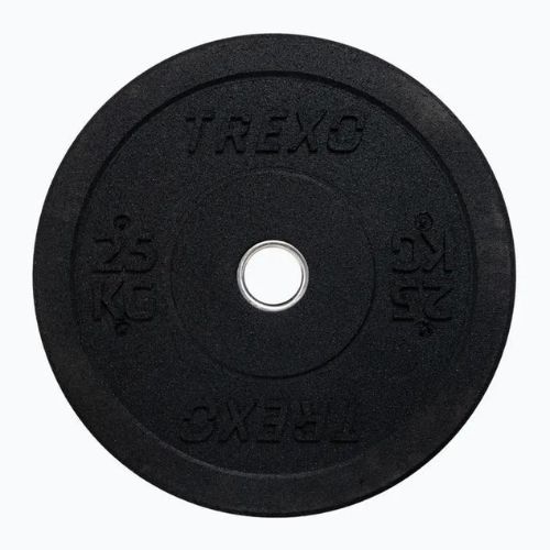 Greutate bumper de olimpiadă TREXO neagră TRX-BMP025 25 kg