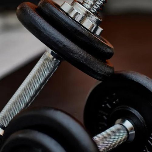 Set de gantere cu bară XTREXO 50 kg DK50