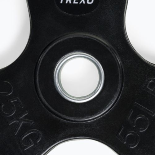 Greutate din fontă cauciucată XTREXO czarne RW25 25 kg