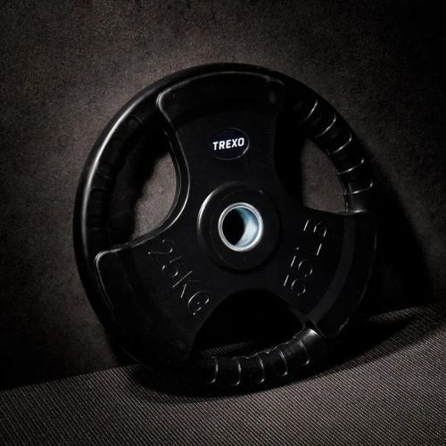 Greutate din fontă cauciucată XTREXO czarne RW25 25 kg