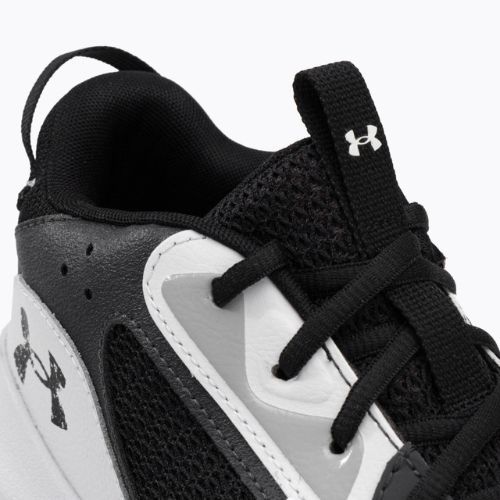 Încălțăminte de baschet pentru bărbați Under Armour Lockdown 6 alb-gri 3025616-101