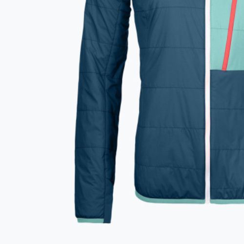 Jachetă hibridă ORTOVOX Swisswool Piz Duan albastru pentru femei 6122700037