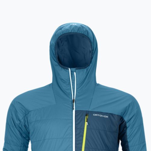 Jachetă hibridă ORTOVOX Swisswool Piz Duan pentru bărbați, albastru 6132700039