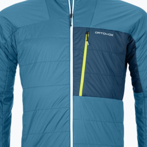 Jachetă hibridă ORTOVOX Swisswool Piz Duan pentru bărbați, albastru 6132700039