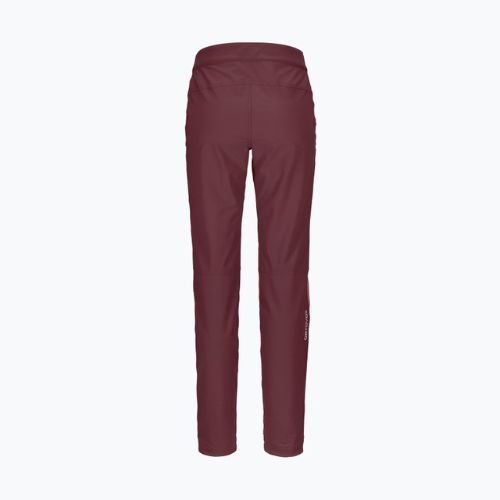 Pantaloni softshell pentru femei ORTOVOX Brenta maro 6224400026