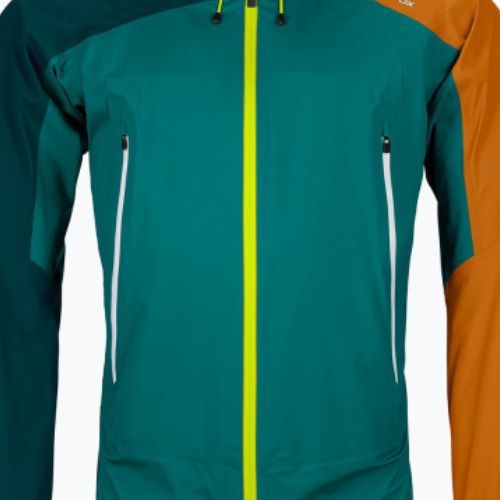 Jachetă de ploaie pentru bărbați ORTOVOX Westalpen 3L Light verde 7025200026