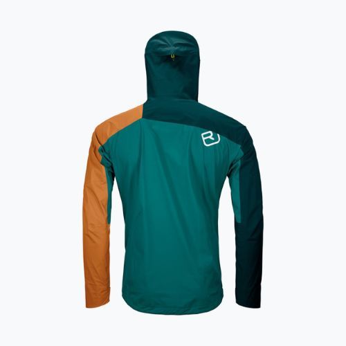 Jachetă de ploaie pentru bărbați ORTOVOX Westalpen 3L Light verde 7025200026