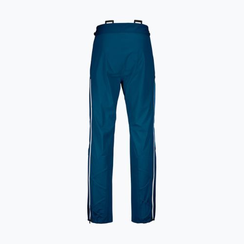 Pantaloni cu membrană Ortovox Westalpen 3L albastru marin deschis pentru bărbați 7025300017
